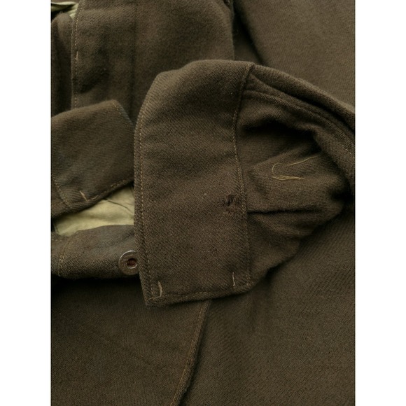 Vintage WW2 Canadian Cadet Wool Battledress Blouse Jacket Green OD 1940s M Army - Picture 12 of 16